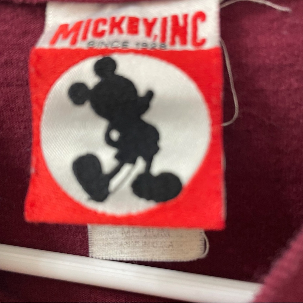 Disney the twilight zone tower of terror Mickey t shirt maroon vintage medium - Picture 5 of 6